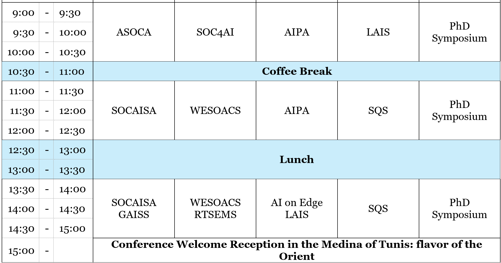 ICSOC2024 program